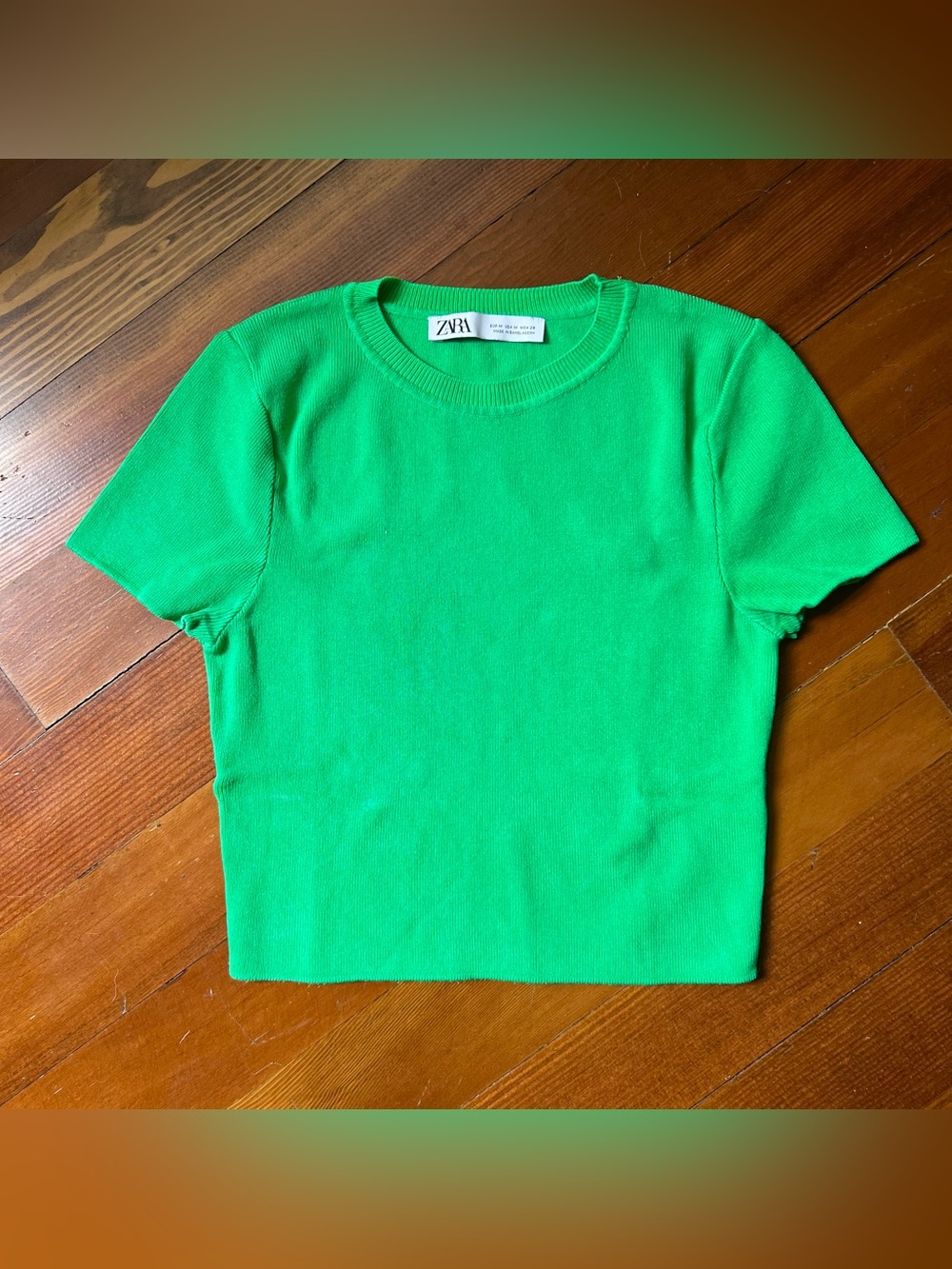 Zara crop tee